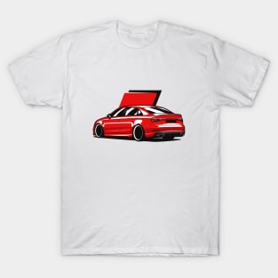 Red A3 RS3 T-Shirt